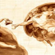 Image for article titled Famous Paintings Reproduced In Coffee